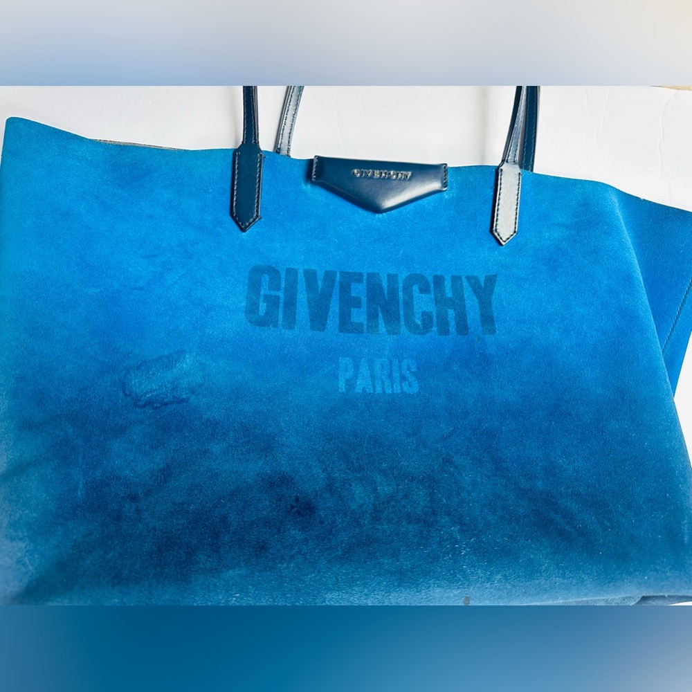 Givenchy Reversible Tote. Silver One Side Cobalt … - image 3